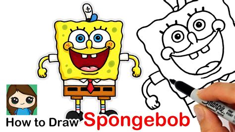 draw so cute spongebob.